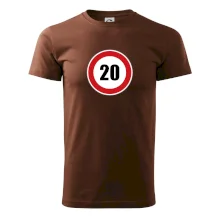 Dopravní značka - omezení rychlosti 20