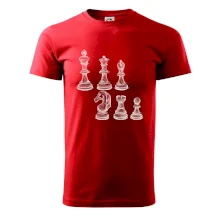 Šachové figurky kreslené