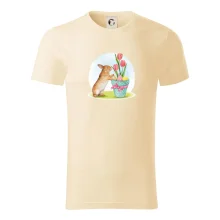 Velikonoční zajíček tulipány