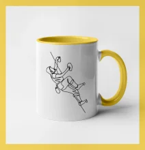 Lezecká stěna jedním tahem