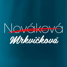 Svatební triko - změna příjmení