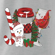 Vánoce, víno a sněhulák