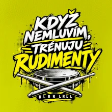 Když nemluvím trénuju rudimenty - bubenické paličky