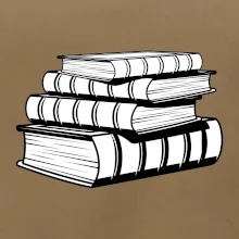 Knihy černobílé na sobě