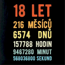 Narozeniny 18 přepočet času