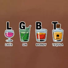 LGBT -  Likér, Gin, Brandy, Tequila