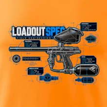 Technický výkres loadout spec paintball