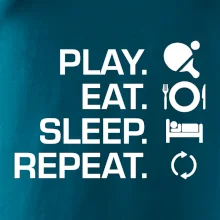 Stolní tenis - eat sleep