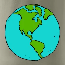 Planeta na prsu - Amerika