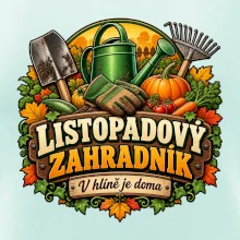 Listopadový zahradník v hlíně je doma