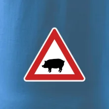 Dopravní značka - Pozor prase domácí