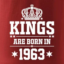 Kings are born in 1963