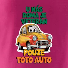 U nás doma je veterán pouze toto auto barevný nápis
