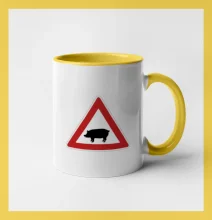 Dopravní značka - Pozor prase domácí