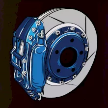 Auto kotoučová brzda