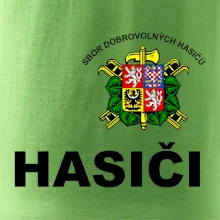 SDH znak + nápis + nápis hasiči na zádech