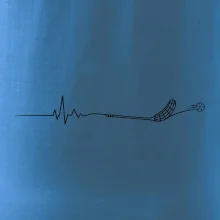 Florbalové EKG s florbalkou a míčkem