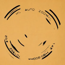 Foto objektiv obtisk