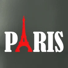 Paris nápis Eiffelova věž