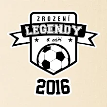 Zrození fotbalové legendy - tvůj den a rok narození