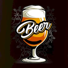 Beer sklenice s nožkou