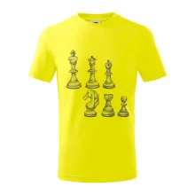 Šachové figurky kreslené