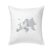 Mapa Evropy - srdce v Ukrajině