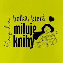 Černobílá holka, která miluje knihy - Vaše jméno