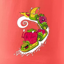 Milkshake vlak kreslený (Pecka design)