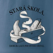 Stará škola hoblík a kus poctivýho dřeva