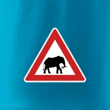 Dopravní značka - Pozor slon