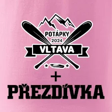 Na vodu - pádla hory (vlastní nápis)