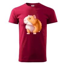 Morče - kreslené, bílo oranžové