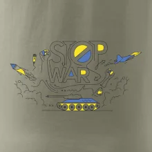Stop war - Ukrajinské barvy