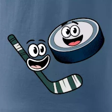 Parové triko - Puk a hokejka