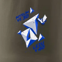 Bouldering myslím ve 3d lezu v 4d