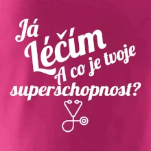 Já léčím - tvoje superschopnost? Šikmý nápis