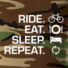 Ride Eat Sleep Repeat kolo