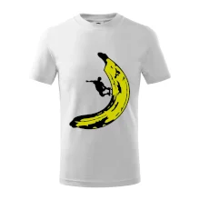 Skateboardista na banánu