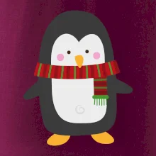 Tučňák se šálou