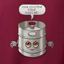 Opuštěné štěně - sud (Hana-creative)