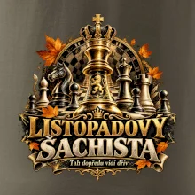 Listopadový šachista se zlatým králem
