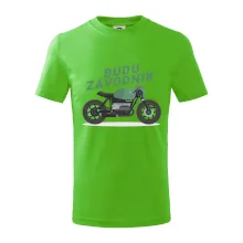 Budu závodník  zelený cafe racer