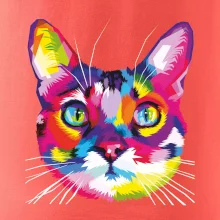 Kočka duhová hlava
