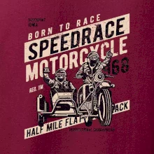 Speedrace motrcycle half mile