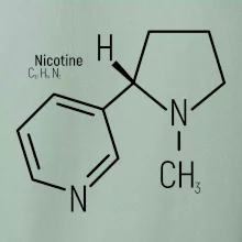Molekulární struktura Nikotin