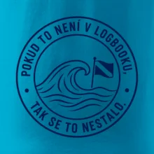 Pokud to není v logbooku kruhové razítko s vlnou a vlajkou