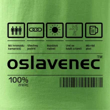 Čárový kód - Oslavenec