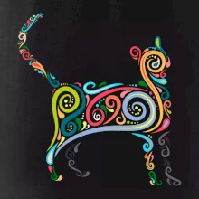 Kočka barevné křivky