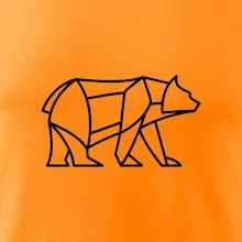 Geometrie lední medvěd chodící